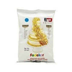 FO KOYU MAVİ KAPLAMA,DEKOR VE ÇİÇEK YAPIMI İÇİN ŞEKER HAMURU 250 GR