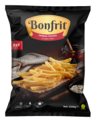 BONFRİT PARMAK PATATES 9x9 2,5 KG