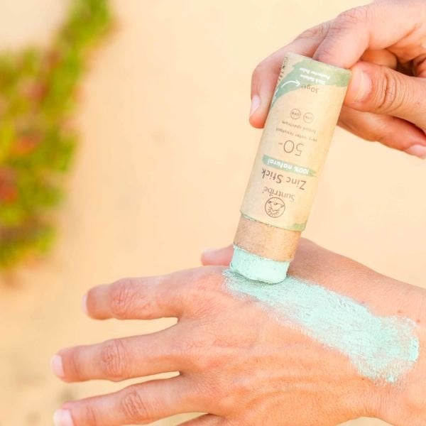 Suntribe Doğal Mineral Çinko Güneş Koruyucu Stick (Mint Green) SPF 50 (30 gr)