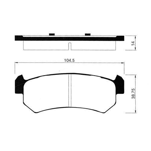 ARKA FREN BALATA - LACETTI 04-07