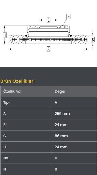 FREN DISKI ON (256-6)- HI-BESTA 97-