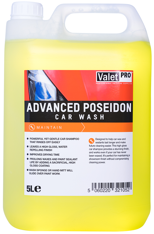 Valet Pro Advanced Poseidon - Cilalı Parlatıcı Şampuan 5 lt