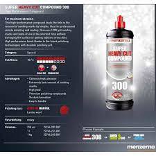 Menzerna 300 Heavy Cut Compound Ağır Çizik Giderici Pasta 1 lt