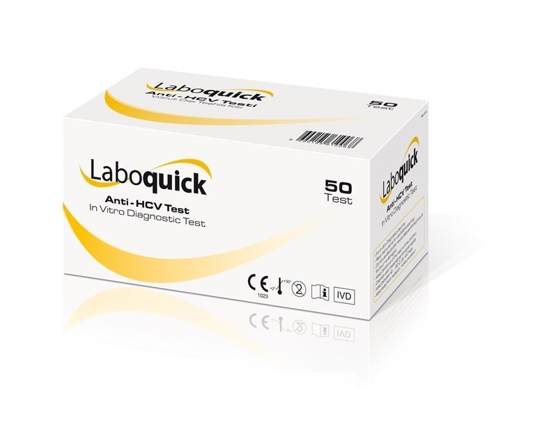 Laboquick Anti HCV Kaset Test 50 Adet