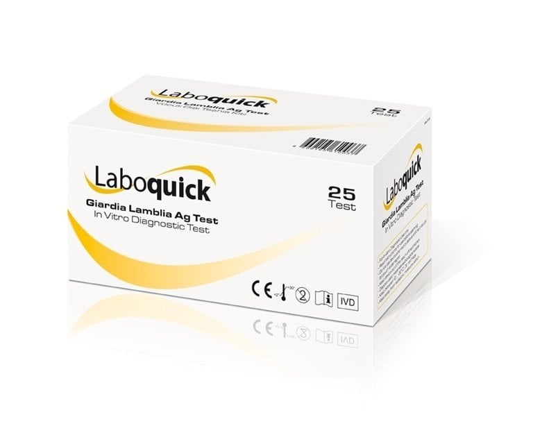 Laboquick Giardia Lamblia Ag Kaset Test 25 Adet