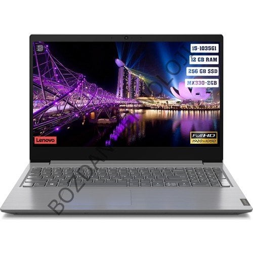 Lenovo V15 Intel Core i5 1035G1 12GB 256GB SSD MX330 Freedos 15.6'' FHD Taşınabilir Bilgisayar 82C500NNTX