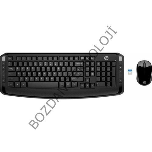 Hp 300 Kablosuz Klavye Mouse Set Siyah 3ML04AA