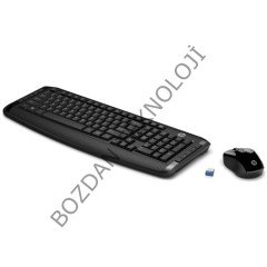 Hp 300 Kablosuz Klavye Mouse Set Siyah 3ML04AA