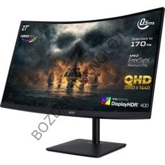 Acer Nitro XZ273UP 27” 170Hz 0.5ms (Hdmı+Display) Freesync Premium Full Hd Qhd Curved Monitör UM.HX3EE.P25