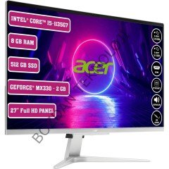 Acer Aspire C27-1655 Intel Core I5 1135G7 8gb 512GB SSD MX330 Freedos 27'' Fhd All In One Bilgisayar DQ.BGGEM.002