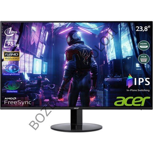 Acer SB241Y 23,8'' 75Hz 1ms (HDMI + VGA) FreeSync Full HD IPS LED Monitör UM.QS1EE.001