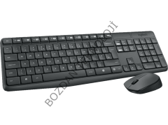 Logitech MK235 Kablosuz Klavye Mouse Set Koyu Gri 920-007925