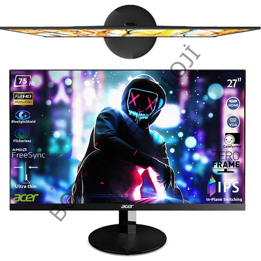 ACER SA270Abi 27'' 75Hz 4ms (HDMI+Analog) FreeSync Full HD IPS Monitör UM.HS0EE.A01