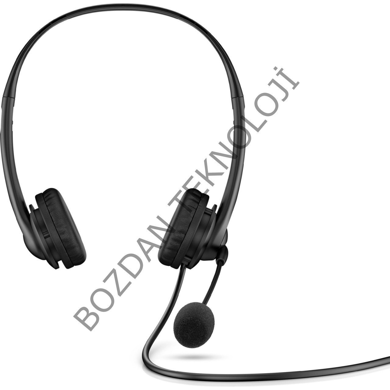 Hp Kablolu Stereo Mikrofonlu 3.5mm Aux Kulaklık Siyah 428H6AA