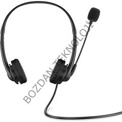 Hp Kablolu Stereo Mikrofonlu 3.5mm Aux Kulaklık Siyah 428H6AA