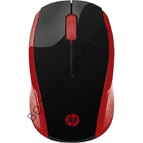 Hp 200 Wireless Kablosuz Kırmızı Mouse - 2HU82AA