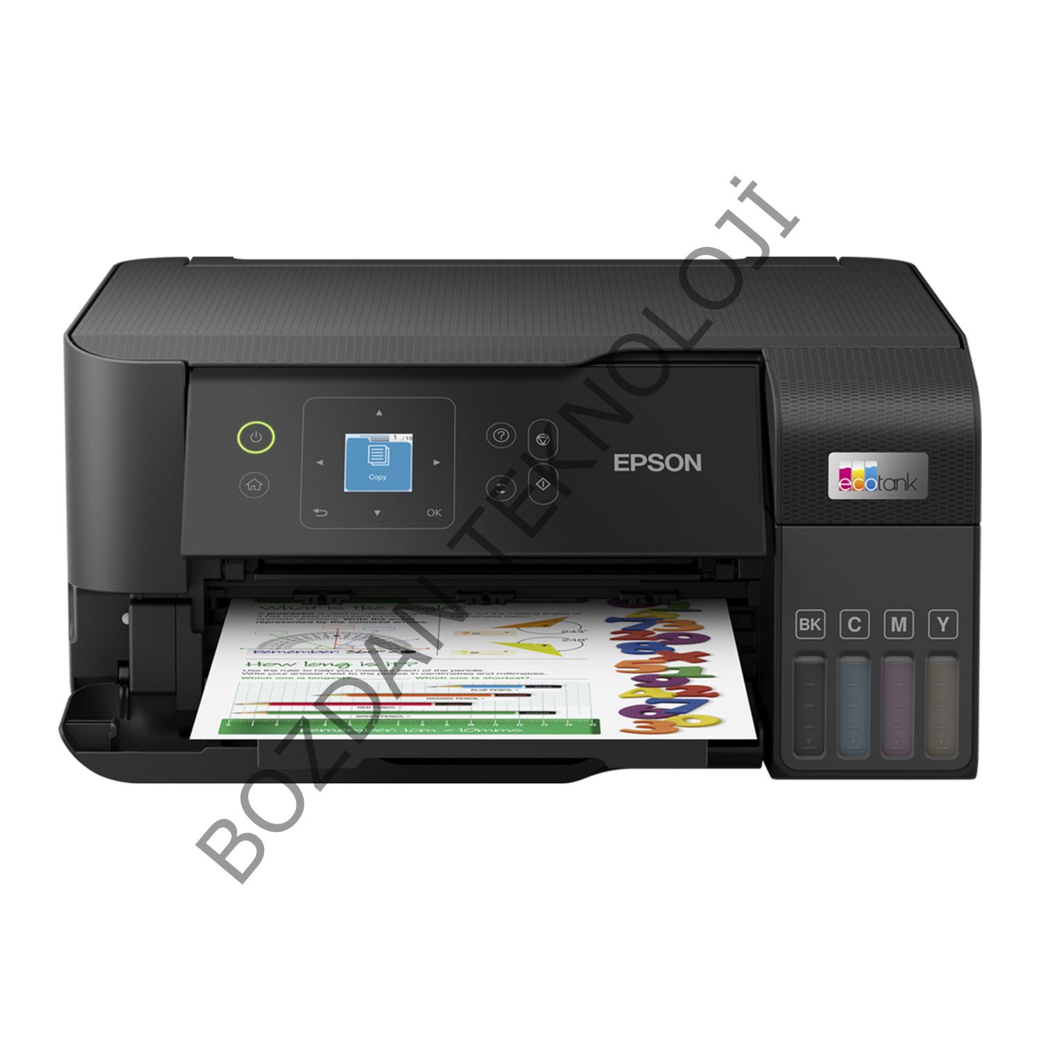 Epson Ecotank L3560 Renkli Tanklı Yazıcı Baskı-Tarama- Kopya - ( Usb, Wifi, Wi-Fi Direct ) + ORİJİNAL EPSON 4 x 65 ml + 1 ekstra siyah Mürekkep C11CK58404