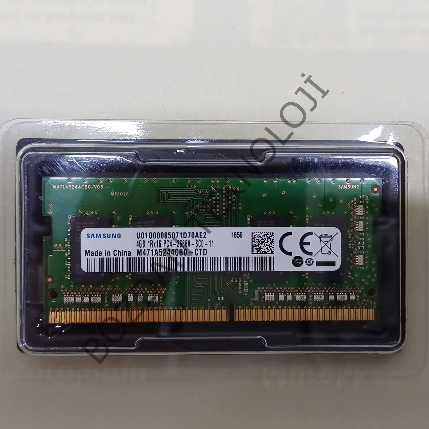 Samsung 4 GB RAM (1Rx16) DDR4 2666 MHz M471A5244CB0 NotebookM471A5244CB0-CTD