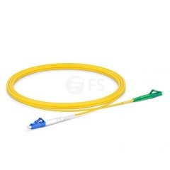 LC UPC to LC APC Simplex OS2 Single Mode PVC (OFNR) 2.0mm Fiber Optik Patch Kablo