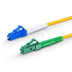 LC UPC to LC APC Simplex OS2 Single Mode PVC (OFNR) 2.0mm Fiber Optik Patch Kablo