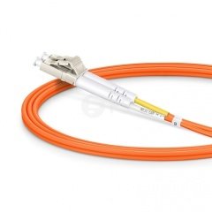 LC UPC to ST UPC Duplex OM2 Multimode PVC (OFNR) 2.0mm Fiber Optik Patch Kablo