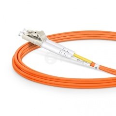LC UPC to SC UPC Duplex OM1 Multimode PVC (OFNR) 2.0mm Fiber Optik Patch Kablo