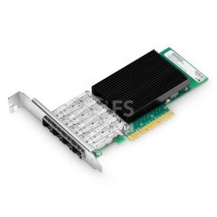 Intel XL710-BM1-Based Ethernet Network Kartı, 10G Quad-Port SFP+, PCIe 3.0 x8, Tall Bracket