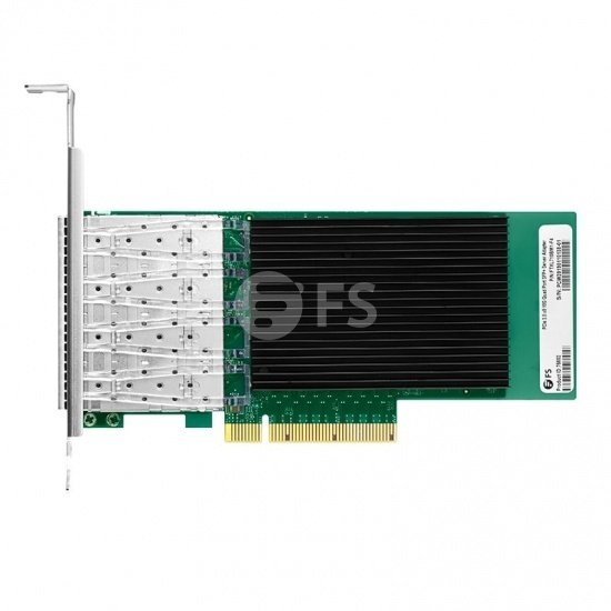 Intel XL710-BM1-Based Ethernet Network Kartı, 10G Quad-Port SFP+, PCIe 3.0 x8, Tall Bracket