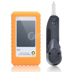 250X Handheld Fiber Optic Inspection Probe Microscope with FT-Display Screen LCD for LC/SC/FC Connectors