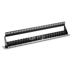 Cat6 Beslemeli Korumasız Patch Panel, 1U 24-Port