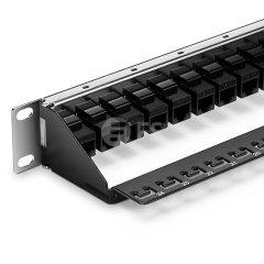 Cat6 Beslemeli Korumasız Patch Panel, 1U 24-Port