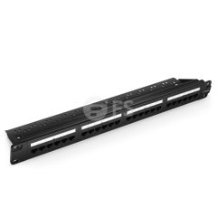 Cat6 110 Punch Aşağı Korumasız Patch Panel, 1U 24-Port