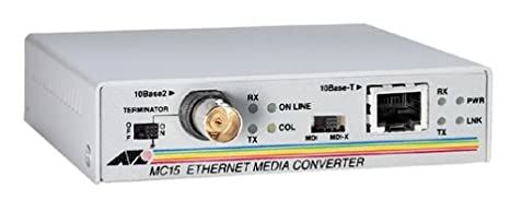 Allied Telesyn AT-MC15-10 BNC to RJ45 Converter, Çevirici