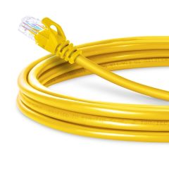 Sarı CAT6 Patch Kablo, 3Metre, Canovate, UTP LSZH