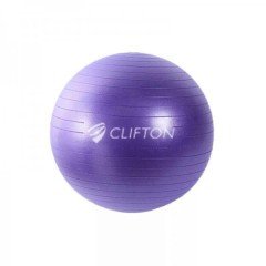 Clifton Pilates Topu Büyük Boy 65 Cm Mor+ Pompa Hediyeli