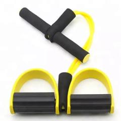 Body Trimmer 4 Lastikli Egzersiz Aleti El Ayak Direnç Yayı Lastiği Sarı