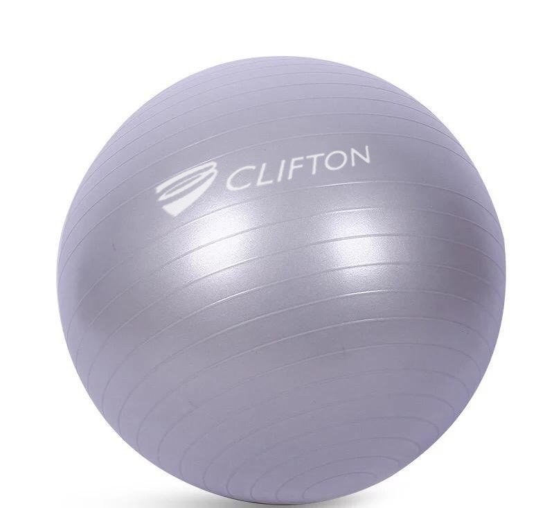 Clifton Pilates Topu 65 Cm Gri + Pompa