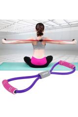 Clifton  Pilates İpi Jimnastik Lastiği Egzersiz Bant Yoga Plates Lastik Spor Kondisyon Direnç Lastiği Mor