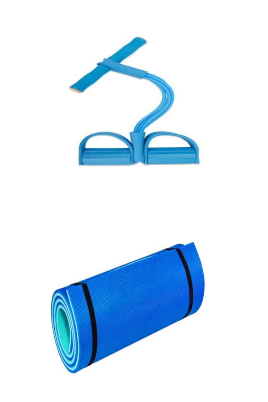 Body Trimmer 4 Lastikli Egzersiz Direnç Lastiği+ Çift Renkli 10 mm