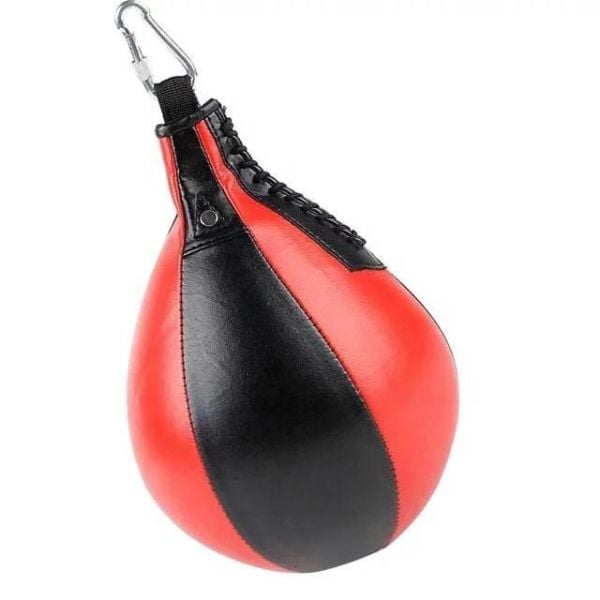 Leyaton Pencikbol Hız Refleks Topu Punching Ball Askılı Boks Topu Kırmızı-siyah