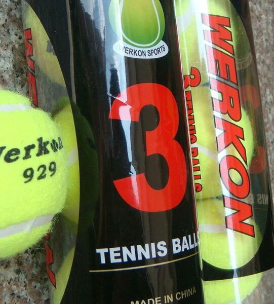 Werkon 3'lü Tenis Topu Vakumlu Ambalajda