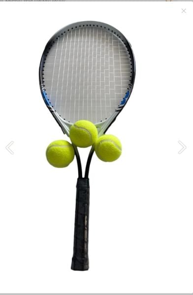 Yetişkin Kort Tenis Raketi Seti Başlangıç Seviye Tenis Raketi Seti Taşıma Çantası Kırmızı 9mavi