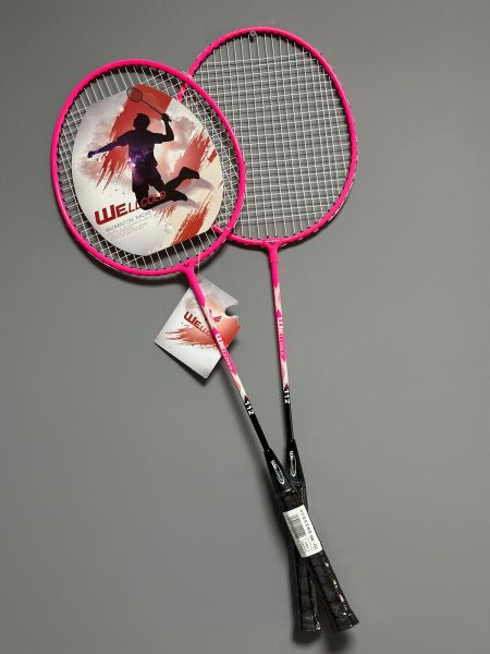 2 Adet Profesyonel Badminton Raketi Deluxe Badminton Çantası Seti + 3 Adet Badminton Topu 112