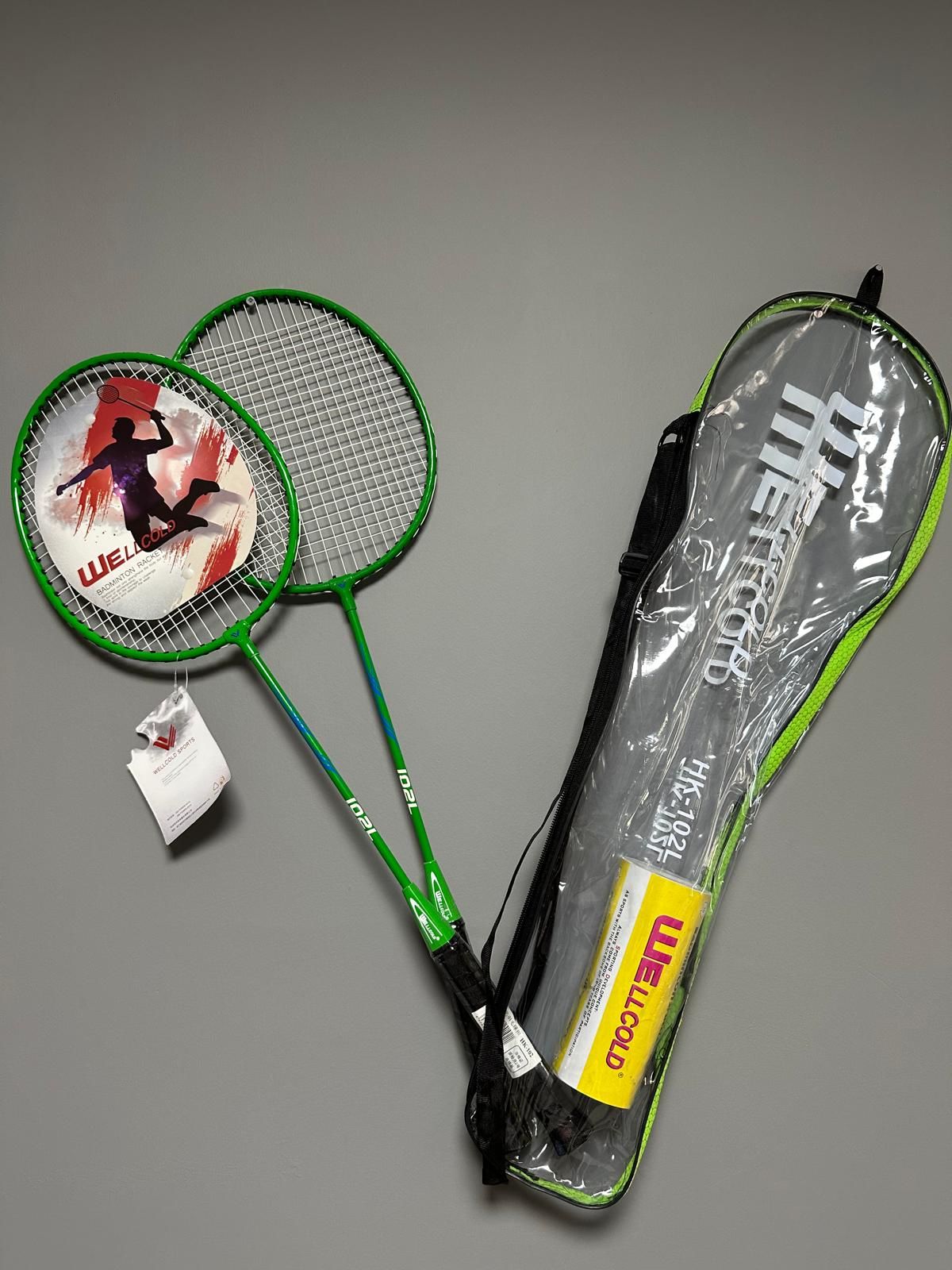 Badminton Raketi Deluxe Badminton Çantası Seti + 3 Adet Badminton Topu 102LY