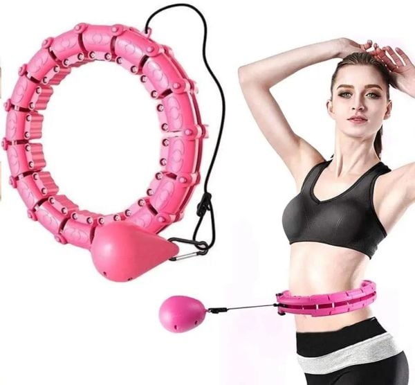 Akıllı Hula Hoop Çemberi 24 Bölüm Parça Fitness Spor Zayıflama Egzersiz Halkası