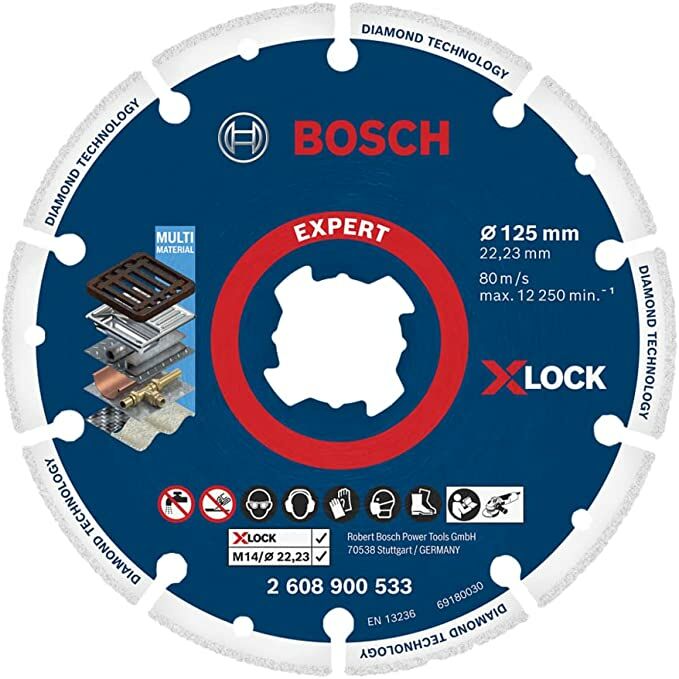 Bosch X-Lock Diamond Metal Wheel Kesme Diski 125X22.23 Mm 2608900533