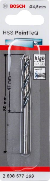 Bosch - HSS-PointeQ Metal Matkap Ucu 4,5 mm