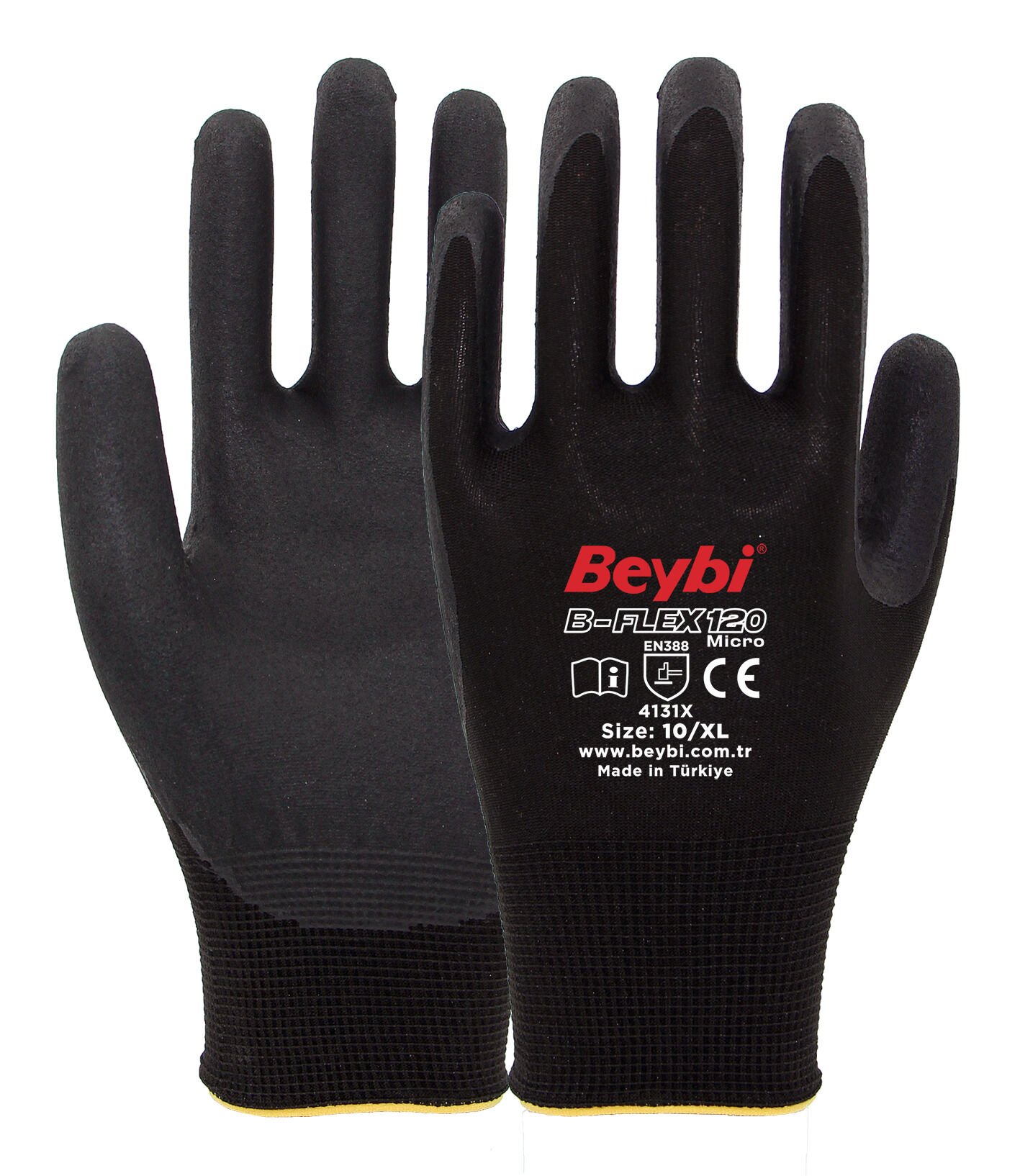 Beybi B-FLEX 120 Micro Köpük Nitril Eldiven No:10