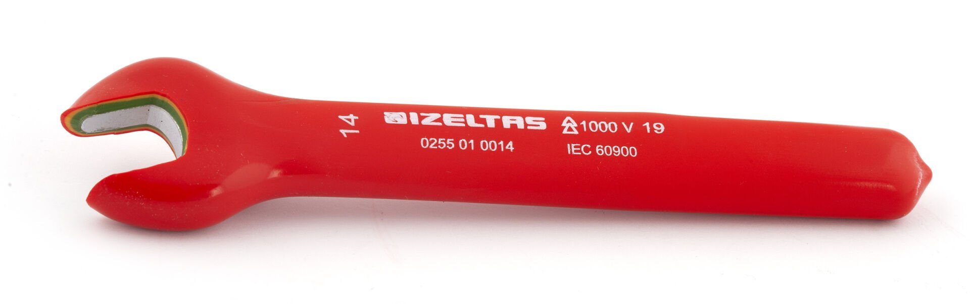 İzeltaş 14 Mm Süper İzoleli Çatal Bir Ağız Anahtar 0255010014