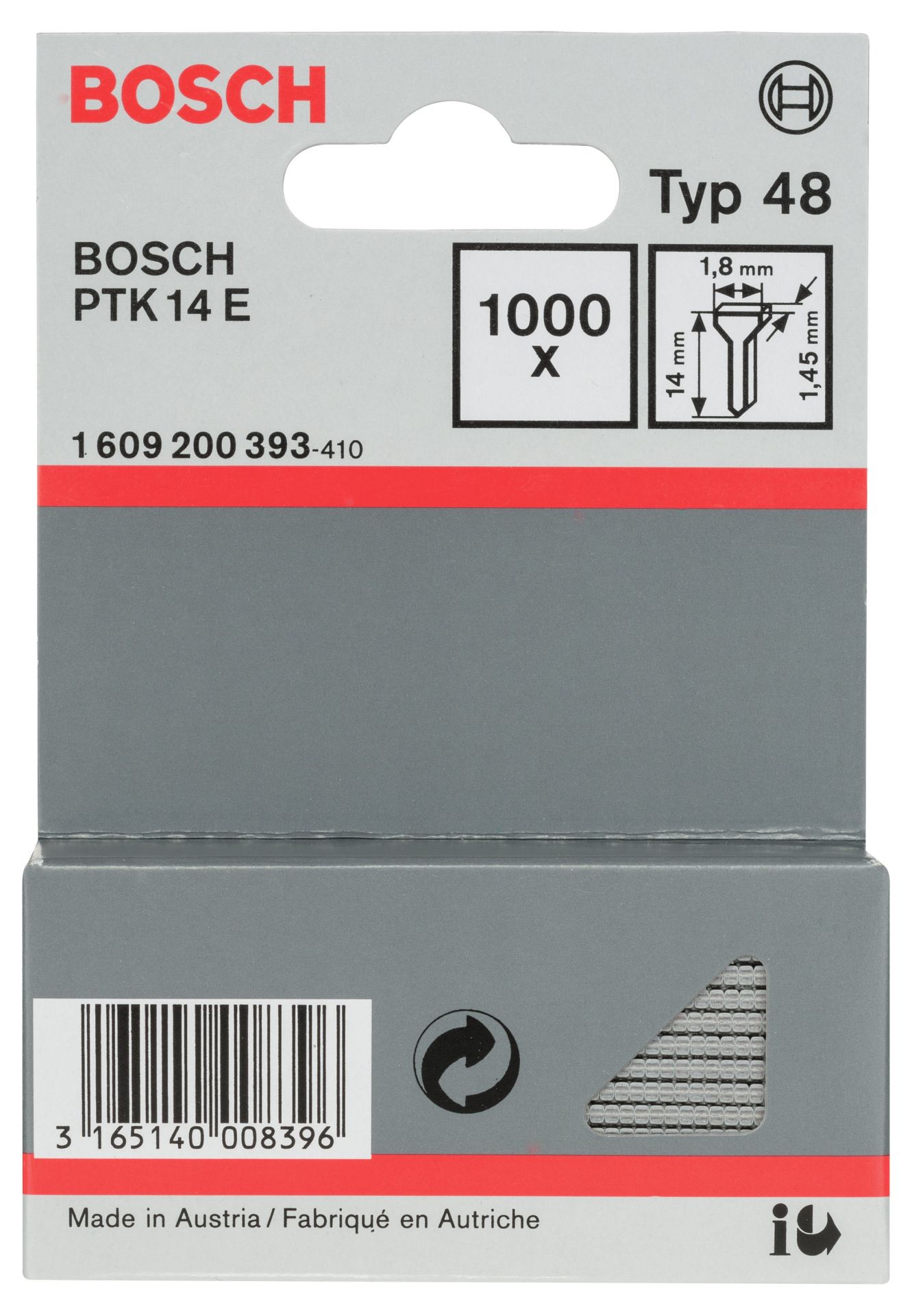 Bosch Zımba Cıvısı 14Mm Ptk 14/3,6 V 1609200393
